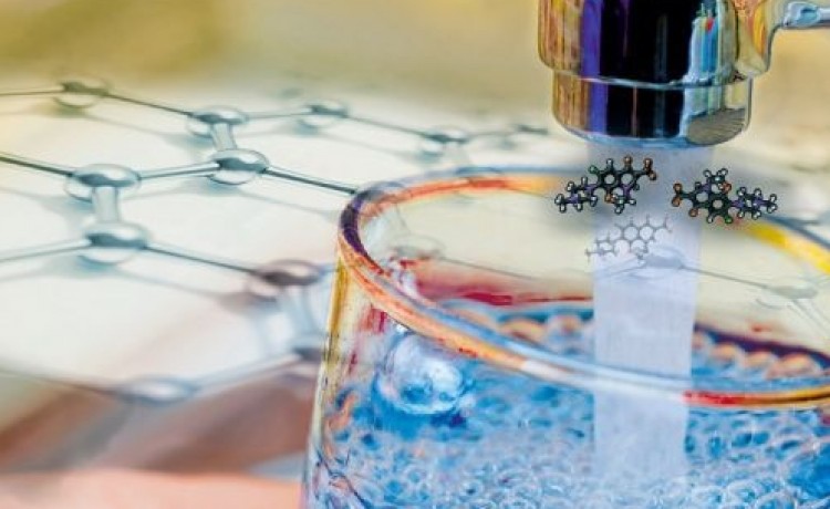 Grafene per eliminare dall'acqua farmaci, cosmetici e detergenti