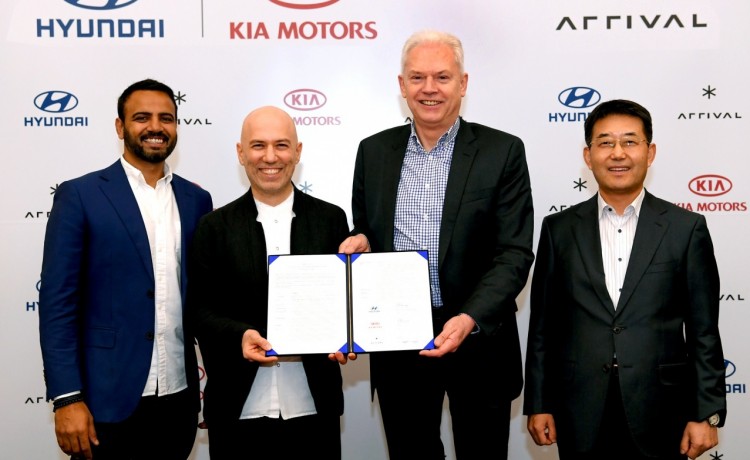  Hyundai e Kia investono in Arrival per   co-sviluppare veicoli commerciali elettrici