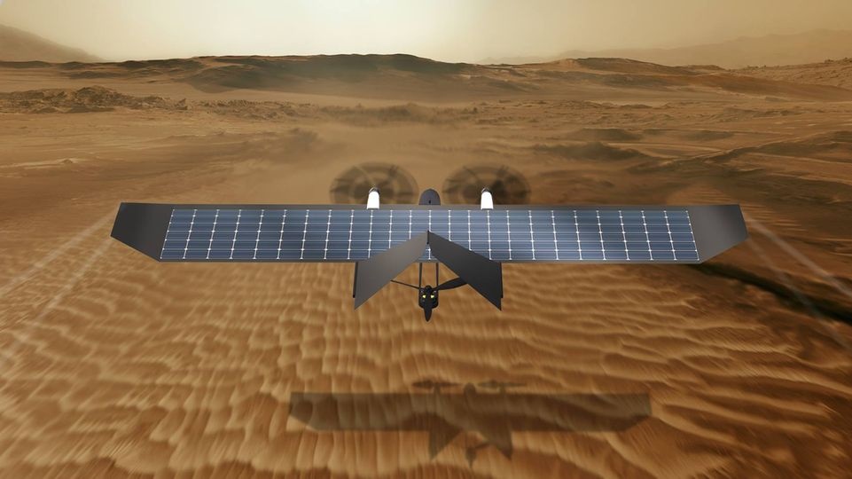 Un drone solare italiano per le missioni umane su Marte