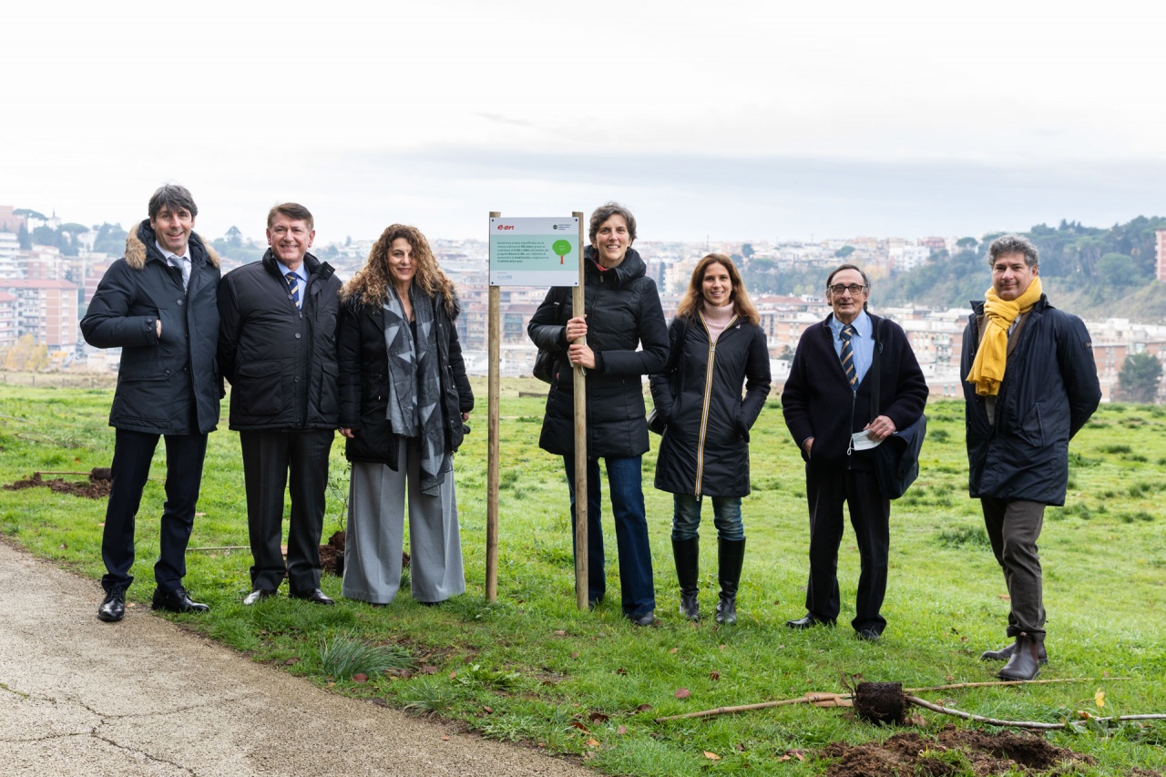 E.ON e UNAI danno vita ad un'area verde dedicata agli associati UNAI a Roma