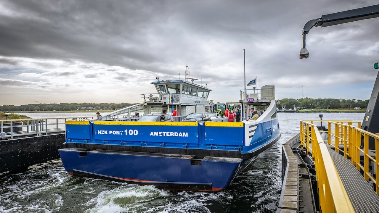 Ricarica veloce per i nuovi traghetti elettrici di Amsterdam con la tecnologia ABB