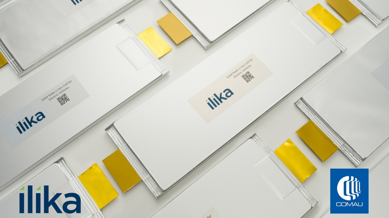 Comau (Stellantis) e Ilika concludono studio sula produzione di batterie allo stato solido
