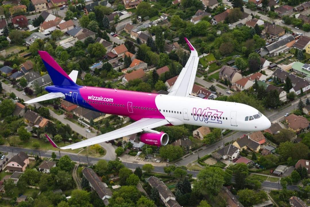 Wizz Air mira a ridurre le emissioni di CO2 di un ulteriore 25% entro il 2030