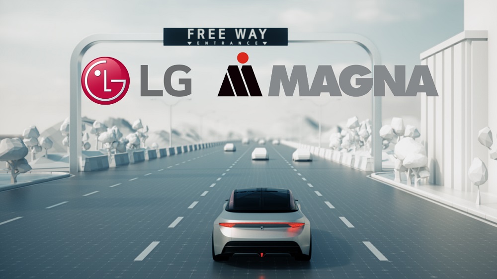 LG: al via collaborazione con Magna