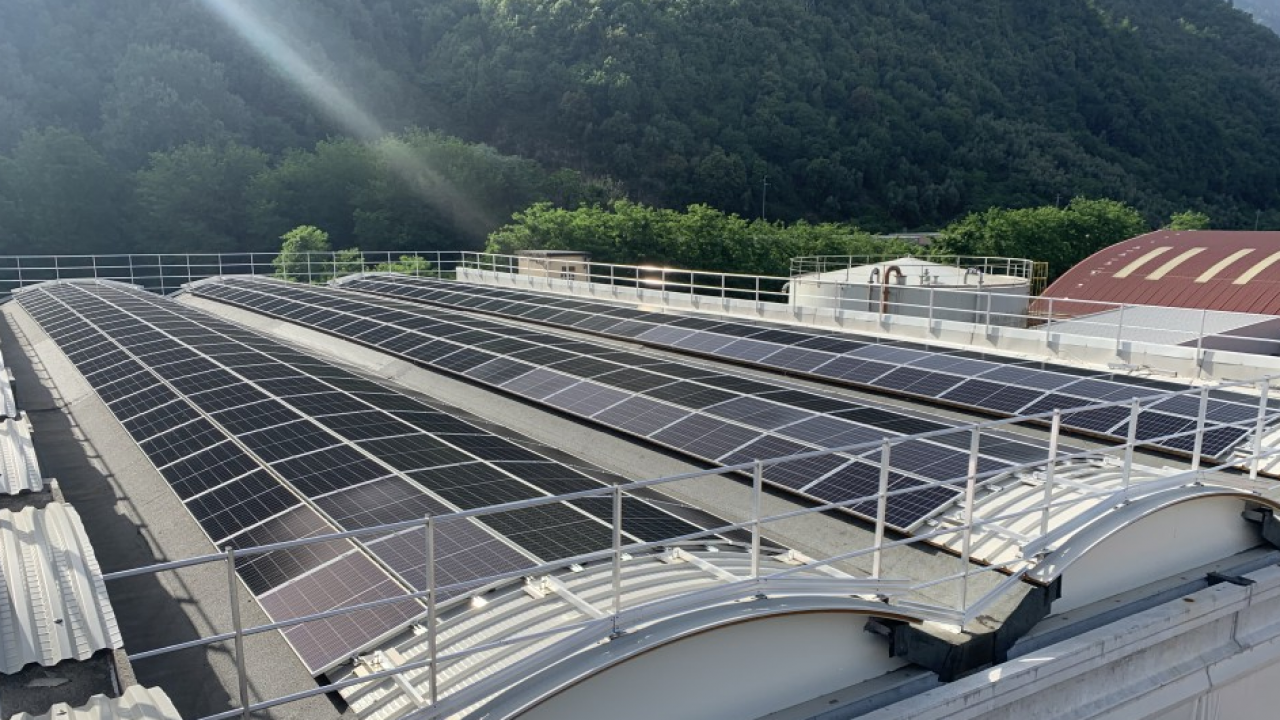 Lucart, potenziato l’impianto fotovoltaico di Diecimo