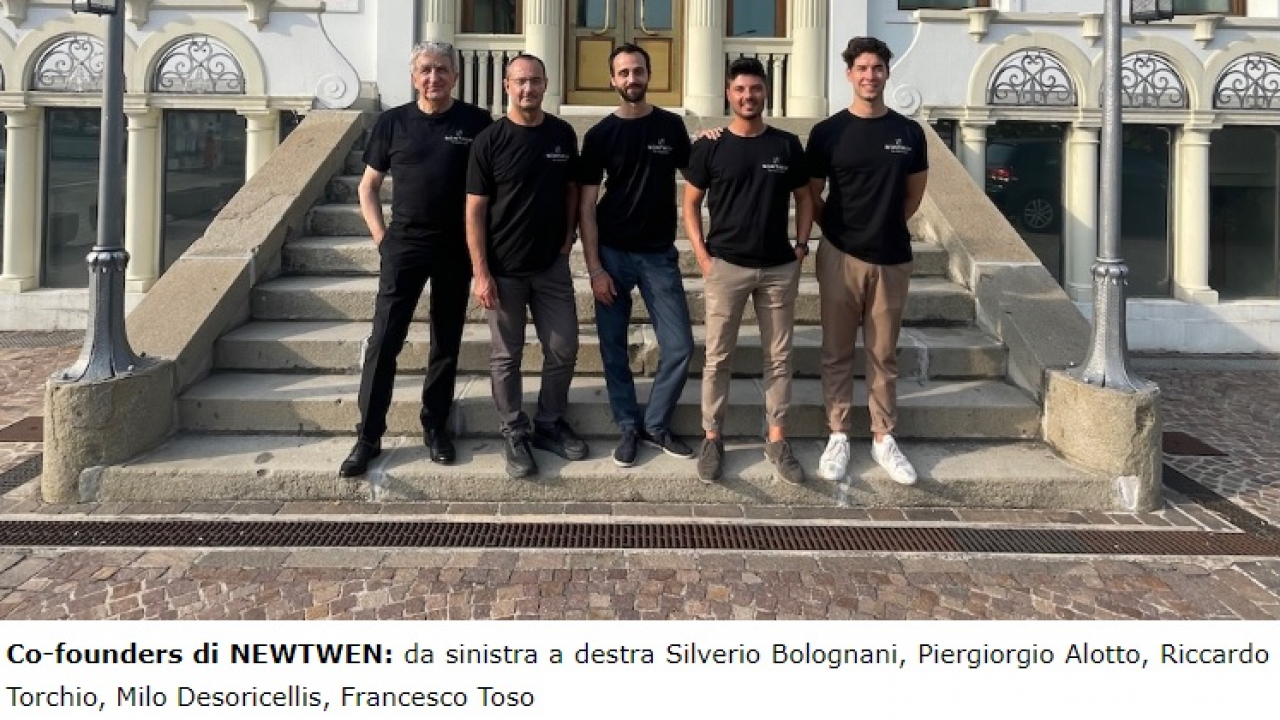 NEWTWEN: round da 7M per la startup che aumenta la vita del powertrain elettrico con i Digital Twin