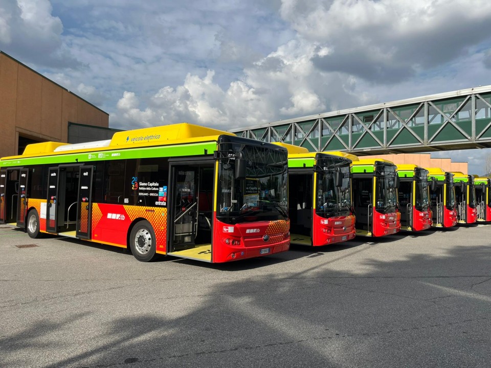 Bergamo: dieci nuovi autobus elettrici nella flotta ATB