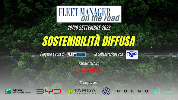 Al via il 29 e il 30 settembre la 6a edizione di Fleet Manager on the road