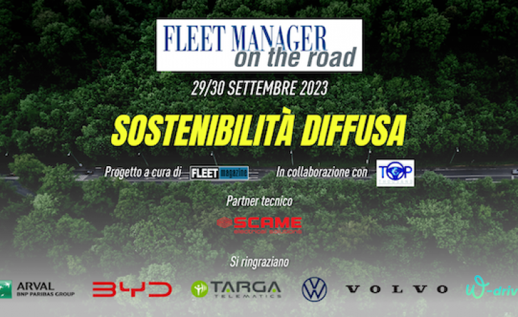 Al via il 29 e il 30 settembre la 6a edizione di Fleet Manager on the road