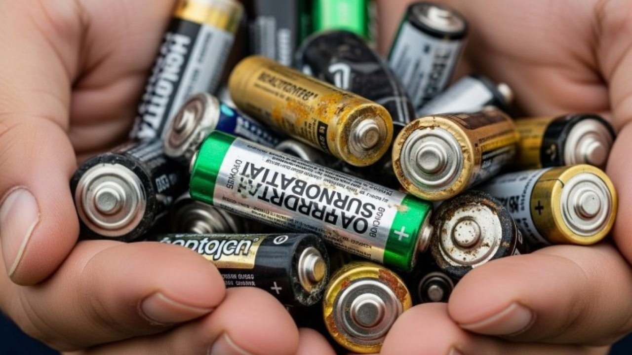 In Italia nel 2024 sale il tasso di raccolta dei rifiuti di batterie portatili