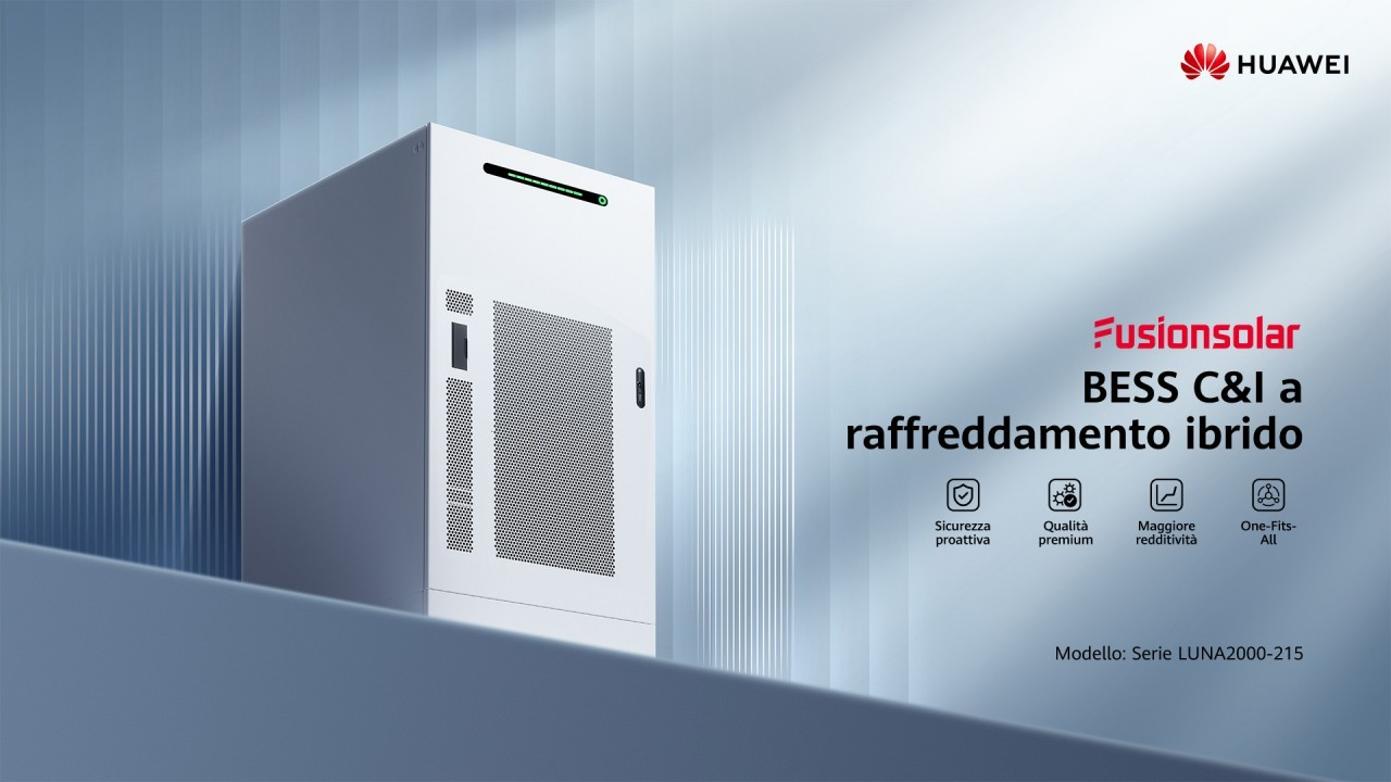 Huawei Digital Power accelera la trasformazione energetica intelligente  nella logistica con LUNA2000-215