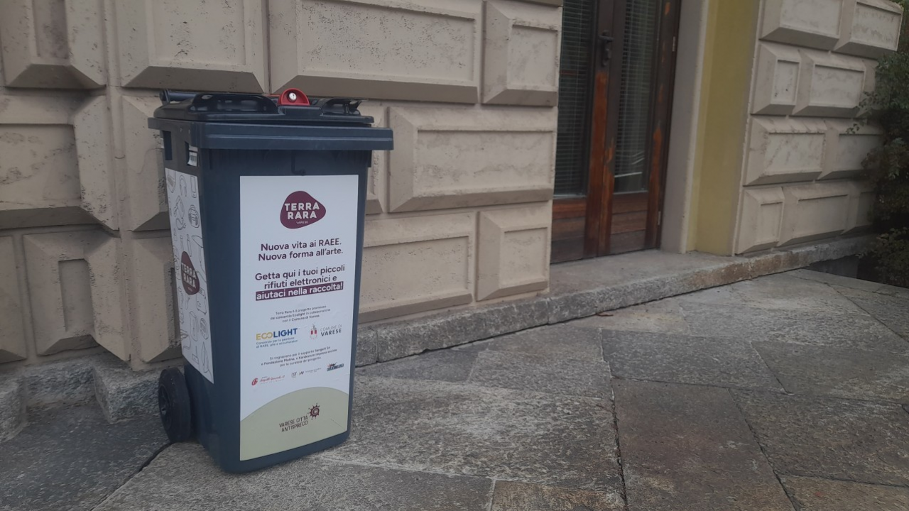 Al via la raccolta dei piccoli RAEE a Varese con il progetto Terra Rara