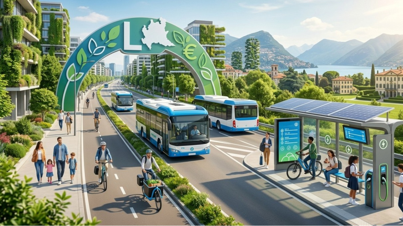 Lombardia: quasi 2 milioni per nuovi bus e mobilità sostenibile