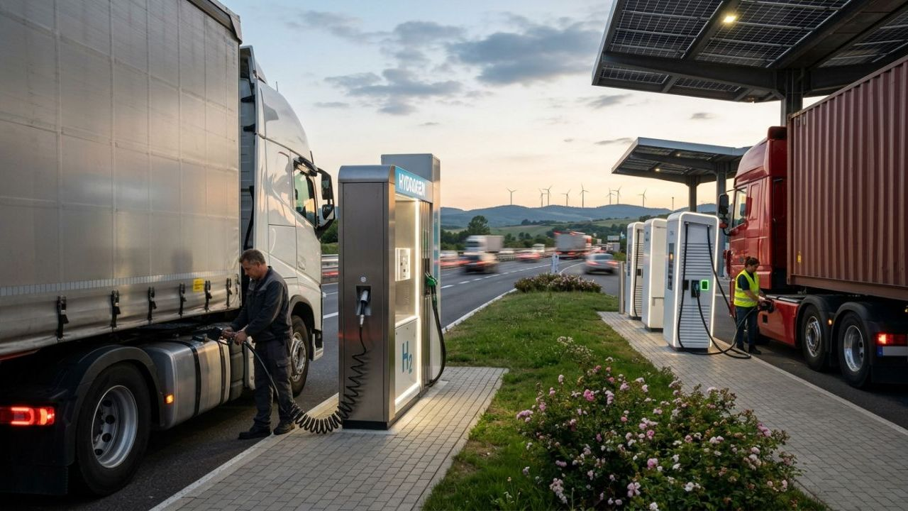 Trasporto merci: l’idrogeno sfida le batterie nella corsa alla decarbonizzazione